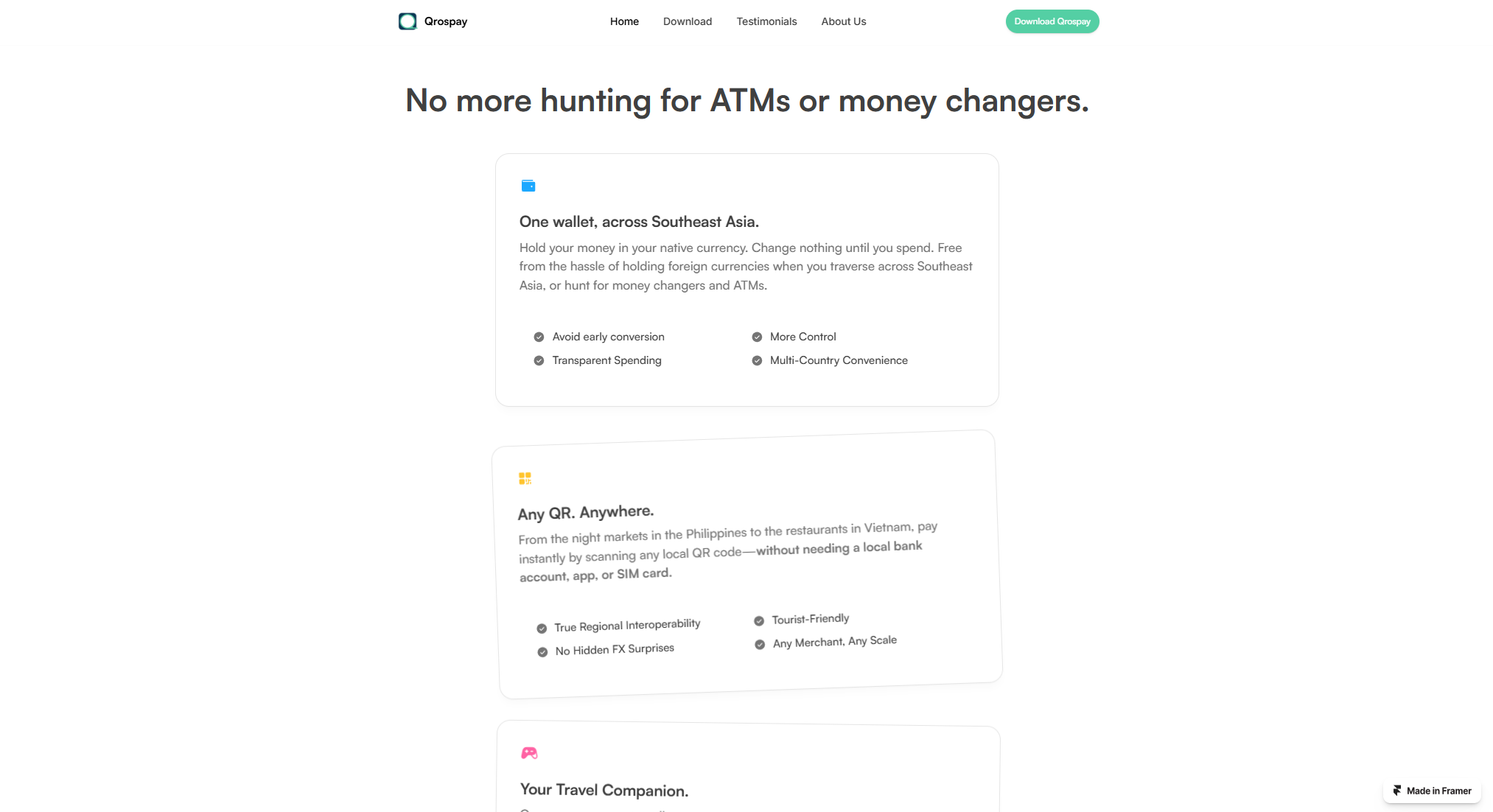 Qrospay Landing Page - Image 3
